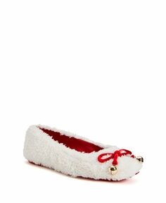 Женские туфли на плоской подошве с квадратным носком The Evie Fuzzy Christmas Katy Perry, черный