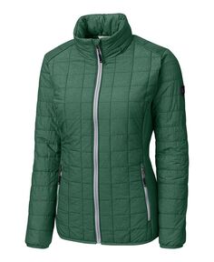 Женская утепленная куртка-пуховик Rainier PrimaLoft с полной молнией Cutter &amp; Buck, зеленый