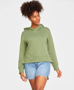 Женский пуловер с капюшоном On 34th, зеленый