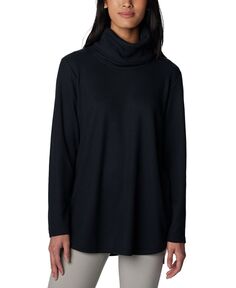 Женский пуловер с вафельным вырезом и хомутом Holly Hideaway Columbia, черный