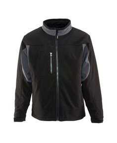 Мужская утепленная куртка из софтшелла – водостойкая и ветрозащитная оболочка RefrigiWear, черный