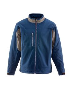 Мужская утепленная куртка из софтшелла – водостойкая и ветрозащитная оболочка RefrigiWear, синий