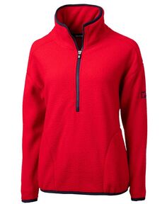 Женский флисовый пуловер Cascade Eco Sherpa Cutter &amp; Buck, красный