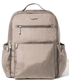 Маленький расширяемый рюкзак для ноутбука Tribeca Baggallini, серый