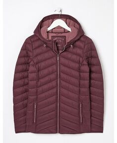 Женская рубиновая легкая куртка-пуховик FatFace, фиолетовый