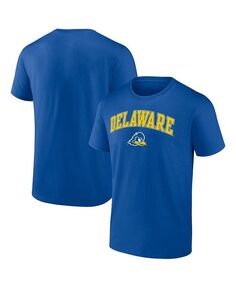 Мужская футболка с логотипом Royal Delaware Fightin&apos; Blue Hens Campus Fanatics, синий