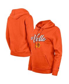 Женский оранжевый пуловер с капюшоном Phoenix Suns 2023/24 City Edition New Era, оранжевый