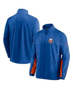 Мужская брендовая куртка Royal New York Islanders Authentic Pro Locker Room с молнией во всю длину на катке Fanatics, синий