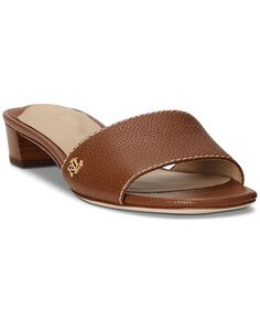 Женские классические сандалии без шнуровки Fay Lauren Ralph Lauren, цвет Deep Saddle Tan