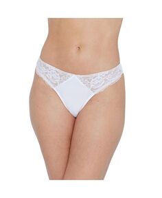 Женские удобные кружевные стринги Minx No-Show Skarlett Blue, цвет White/nylon