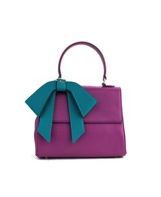 Кожаная сумка из хлопкового хвоста Gunas, фиолетовый