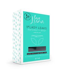 Женские трусы для беременных Love Luna Lady Leaks MeMoi, черный