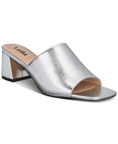 Женские сандалии без шнуровки Paula, расширенные размеры, размеры 9–14 VAILA SHOES, серебро