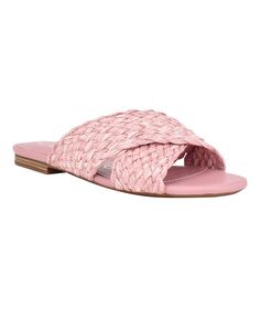Женские повседневные сандалии без шнуровки на плоской подошве в июне Calvin Klein, розовый