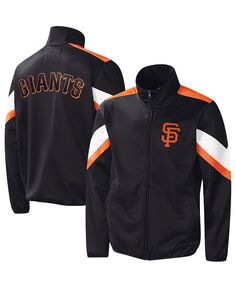 Мужская черная куртка с молнией во всю длину San Francisco Giants Earned Run G-III Sports by Carl Banks, черный