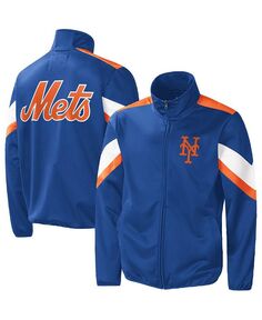Мужская куртка с молнией во всю длину Royal New York Mets Earned Run G-III Sports by Carl Banks, синий