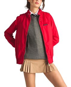 Женская классическая гоночная куртка Iconic (облегающего кроя) Members Only, цвет Red