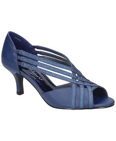 Женские туфли-лодочки Oceana с открытым носком Easy Street, синий