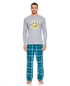 Мужской топ, шорты и пижама, комплект из 3 предметов Joe Boxer, синий