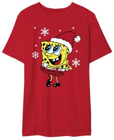 Мужская футболка с рисунком Jolly Sponge AIRWAVES, красный