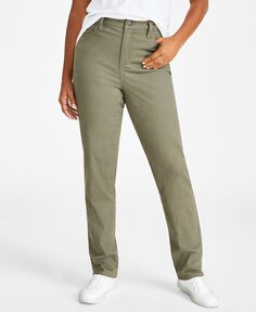 Женские прямые джинсы с высокой посадкой Style &amp; Co, зеленый