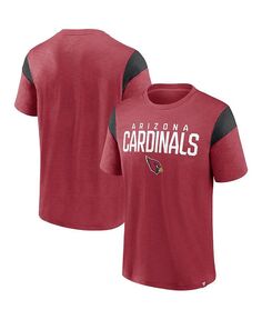 Мужская футболка с логотипом Cardinal, черная, эластичная домашняя футболка Arizona Cardinals Team Fanatics, красный
