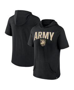 Мужская черная футболка с капюшоном с фирменным логотипом Army Black Knights Outline Lower Arch Fanatics, черный