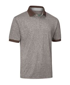 Мужская дизайнерская рубашка-поло для гольфа Mio Marino, коричневый