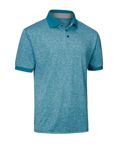 Мужская дизайнерская рубашка-поло для гольфа Mio Marino, цвет Aqua blue
