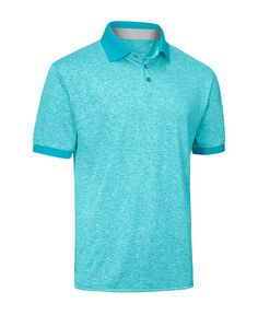 Мужская дизайнерская рубашка-поло для гольфа Mio Marino, цвет Turquoise