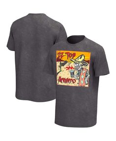 Мужская темно-серая футболка с графическим рисунком ZZ Top Mescalero Philcos, серый