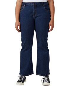 Женские расклешенные джинсы-бутлеги стрейч COTTON ON, цвет Rinse Blue