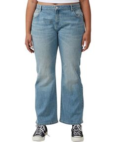 Женские расклешенные джинсы-бутлеги стрейч COTTON ON, цвет Jewel Blue