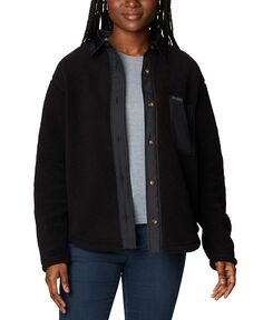 Женская флисовая куртка-рубашка West Bend Columbia, черный