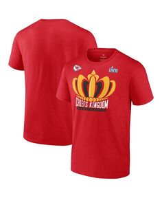 Мужская красная футболка с логотипом Kansas City Chiefs Super Bowl LVII Champions Last Standing Fanatics, красный