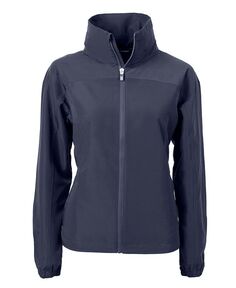 Женская куртка с молнией во всю длину из переработанного материала Cutter Buck Charter Eco Knit Cutter &amp; Buck, цвет Navy blue