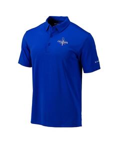 Мужская рубашка-поло Omni-Wick Drive Royal Texas Rangers 2023 World Series Champions Columbia, синий