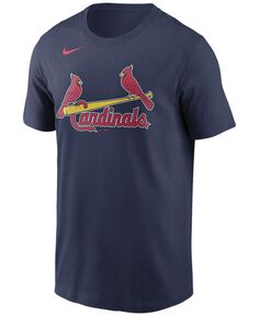Мужская футболка с надписью St. Louis Cardinals Nike, синий