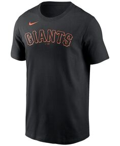 Мужская футболка с надписью San Francisco Giants Nike, черный