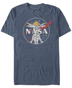 Мужская футболка с короткими рукавами и логотипом астронавта НАСА Fifth Sun, синий