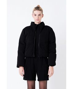 Женская вязаная куртка-пуховик Grey Lab, черный