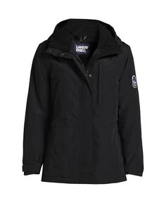 Женская водонепроницаемая утепленная зимняя куртка Squall Lands&apos; End, черный