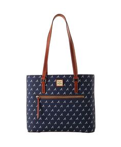 Женская фирменная сумка-шоппер Atlanta Braves Dooney &amp; Bourke, синий