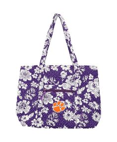 Женская большая сумка Clemson Tigers Rain Garden Vera Vera Bradley, фиолетовый