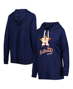 Женский темно-синий пуловер с капюшоном Houston Astros Pre-Game реглан Touch, синий
