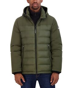 Мужская куртка-пуховик смешанного цвета Nautica, зеленый