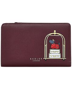 Кожаный кошелек двойного сложения Bellboy среднего размера Radley London, красный