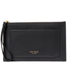 Маленький браслет Ava из шагреневой кожи kate spade new york, черный