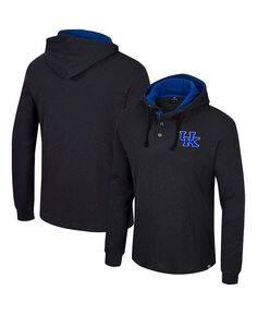 Мужская черная термосумка с длинным рукавом Kentucky Wildcats Affirmative Thermal Hoodie Colosseum, черный