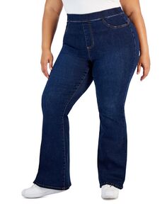 Модные джинсы больших размеров с пышной юбкой и расклешенными штанинами без застежки Celebrity Pink, цвет Be Good 2 Me